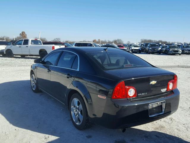 1G1ZC5EBXA4143840 - 2010 CHEVROLET MALIBU 1LT BLACK photo 3