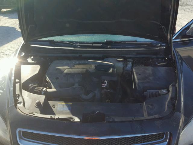 1G1ZC5EBXA4143840 - 2010 CHEVROLET MALIBU 1LT BLACK photo 7