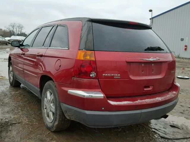 2C4GF684X5R482027 - 2005 CHRYSLER PACIFICA T MAROON photo 3