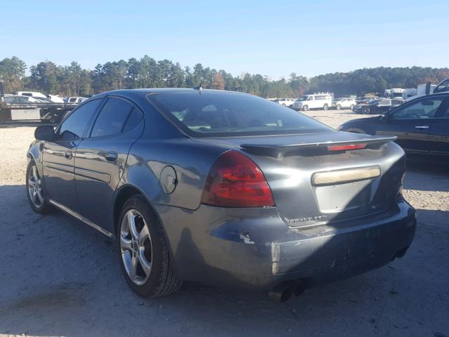2G2WC55C161224610 - 2006 PONTIAC GRAND PRIX GRAY photo 3
