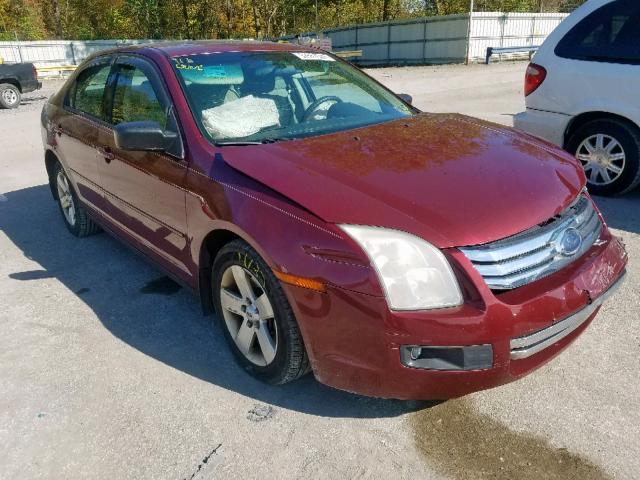 3FAHP07Z37R117493 - 2007 FORD FUSION SE MAROON photo 1