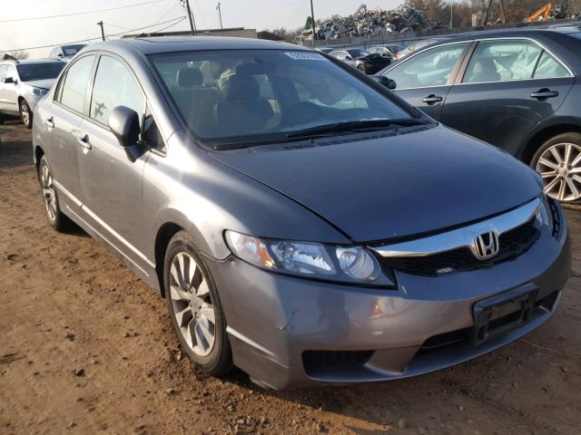 19XFA1F93AE039094 - 2010 HONDA CIVIC EXL GRAY photo 1