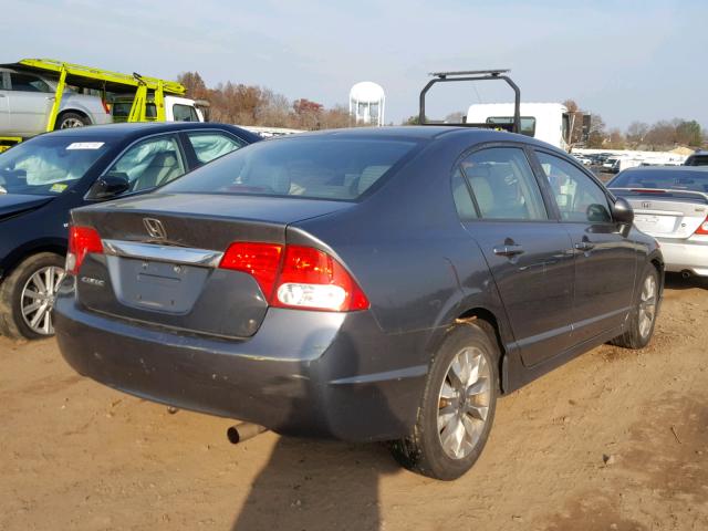 19XFA1F93AE039094 - 2010 HONDA CIVIC EXL GRAY photo 4