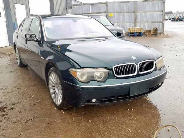 WBAGN63483DS43339 - 2003 BMW 745 LI GREEN photo 1