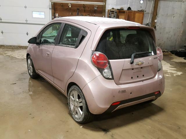 KL8CB6S91DC618253 - 2013 CHEVROLET SPARK LS PINK photo 3