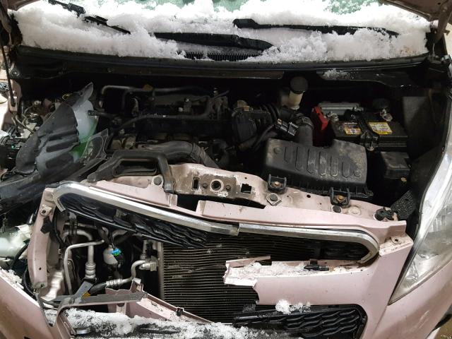 KL8CB6S91DC618253 - 2013 CHEVROLET SPARK LS PINK photo 7