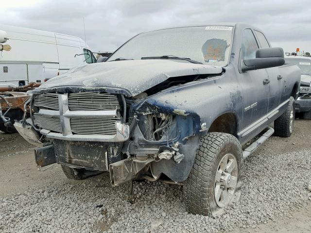 3D7KU28653G790709 - 2003 DODGE RAM 2500 S BLUE photo 2