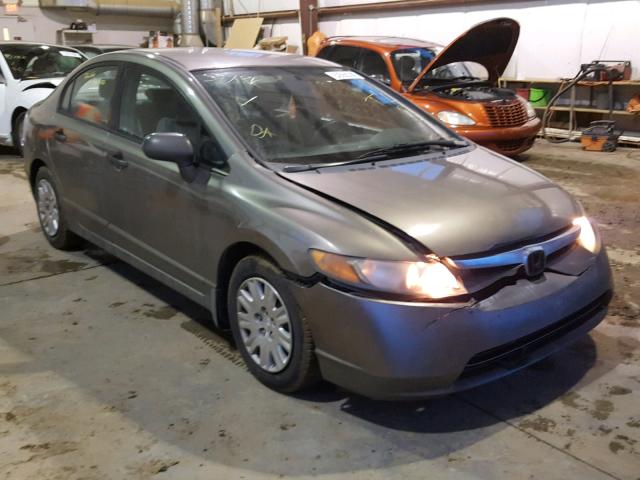 1HGFA16336L807703 - 2006 HONDA CIVIC DX V GRAY photo 1