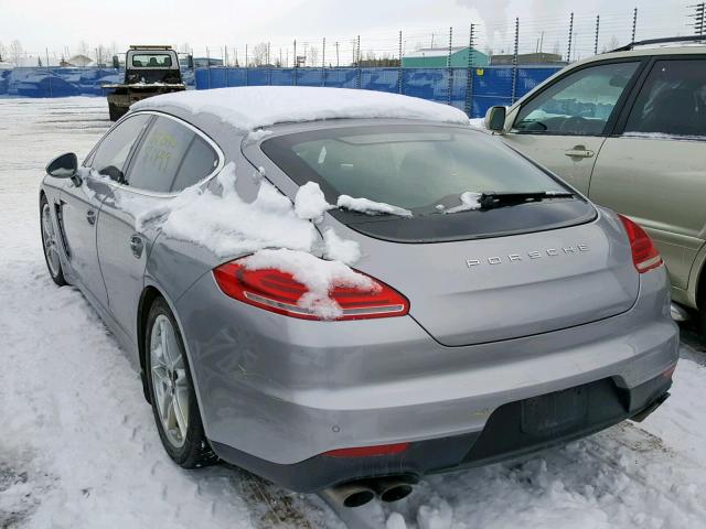 WP0AB2A79EL055123 - 2014 PORSCHE PANAMERA S SILVER photo 3