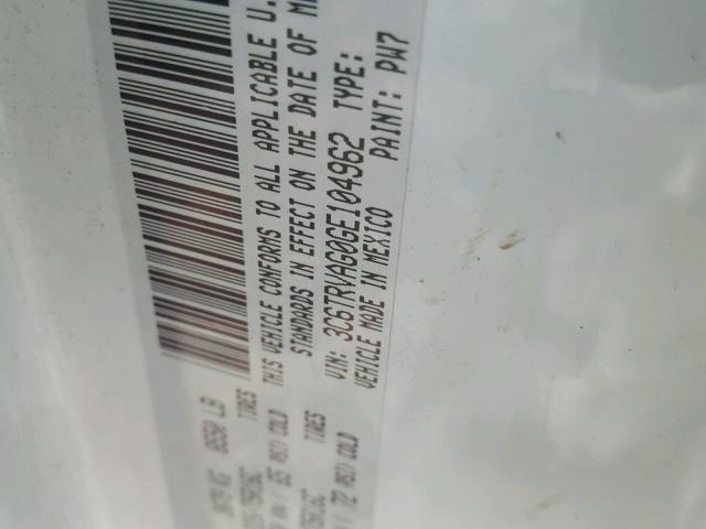 3C6TRVAG0GE104962 - 2016 RAM PROMASTER 白色 照片 10