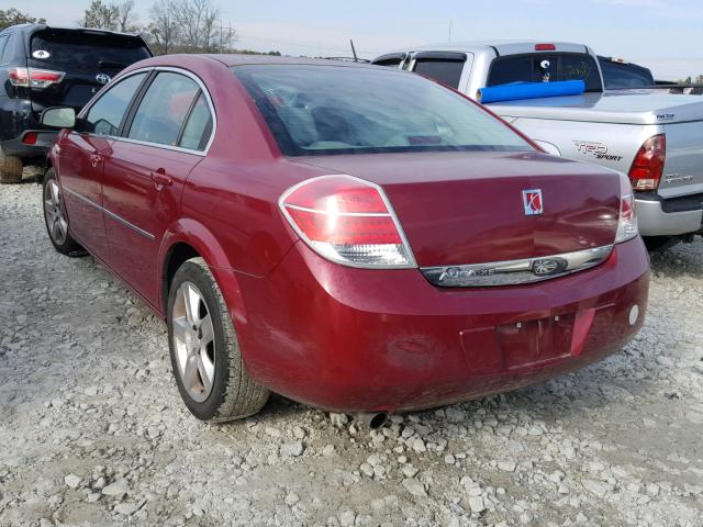 1G8ZS57N67F283893 - 2007 SATURN AURA XE RED photo 3