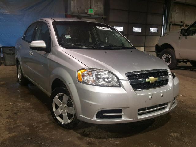KL1TD5DE9BB201155 - 2011 CHEVROLET AVEO LS SILVER photo 1
