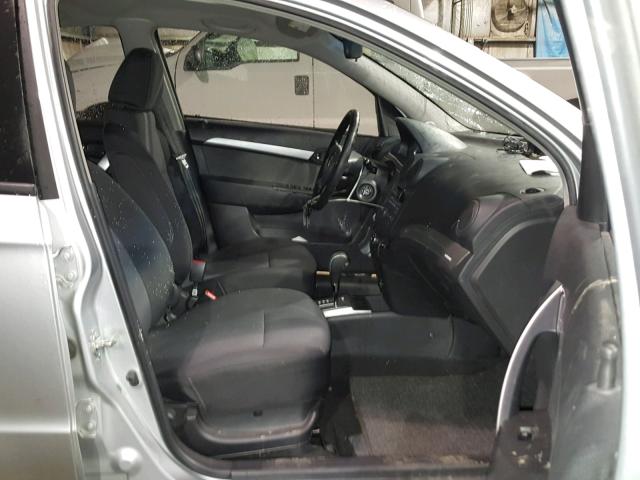 KL1TD5DE9BB201155 - 2011 CHEVROLET AVEO LS SILVER photo 5