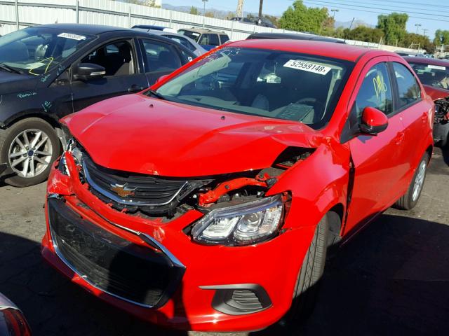 1G1JB5SG5J4112673 - 2018 CHEVROLET SONIC LS 红色 照片 2