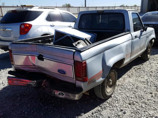 1FTCR10AXMUD29417 - 1991 FORD RANGER SILVER photo 4