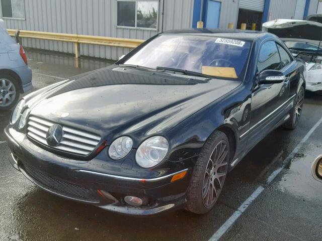 WDBPJ74J94A041331 - 2004 MERCEDES-BENZ CL 55 AMG BLACK photo 2