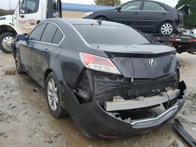 19UUA8F51DA001191 - 2013 ACURA TL TECH GRAY photo 3