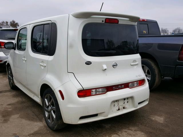 JN8AZ2KR7AT169812 - 2010 NISSAN CUBE BASE WHITE photo 3