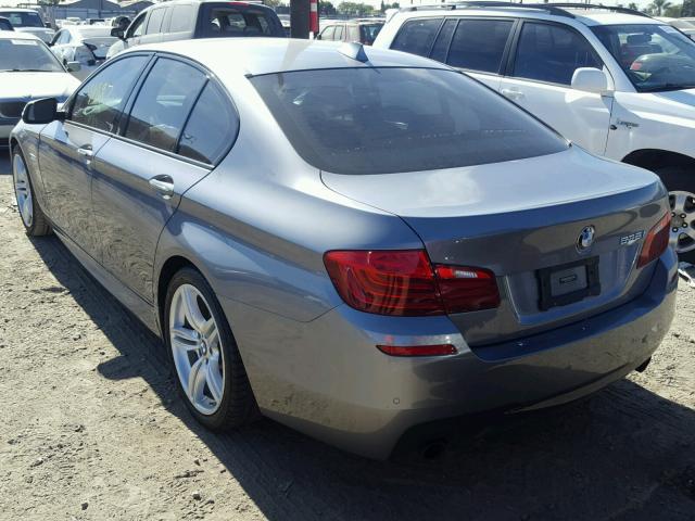 WBA5B1C56ED482886 - 2014 BMW 535 I GRAY photo 3