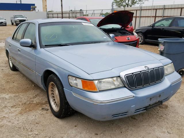 2MEFM75W1YX643148 - 2000 MERCURY GRAND MARQ BLUE photo 1