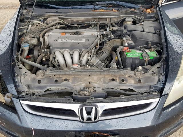 1HGCM567X6A111999 - 2006 HONDA ACCORD EX GRAY photo 7