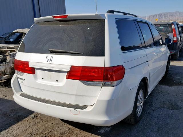 5FNRL38449B022282 - 2009 HONDA ODYSSEY EX WHITE photo 4