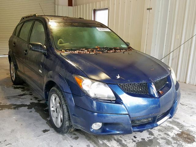 5Y2SL628X3Z449790 - 2003 PONTIAC VIBE BLUE photo 1