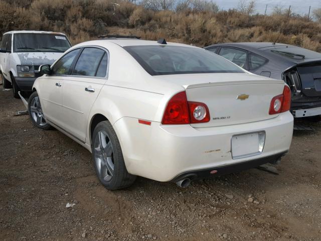 1G1ZF5E78CF135519 - 2012 CHEVROLET MALIBU 3LT 白色 照片 3