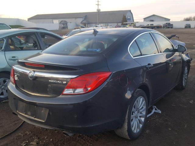 2G4GS5EV2D9249739 - 2013 BUICK REGAL PREM BLACK photo 4