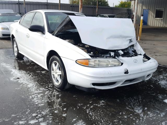 1G3NL52F04C216124 - 2004 OLDSMOBILE ALERO GL WHITE photo 1