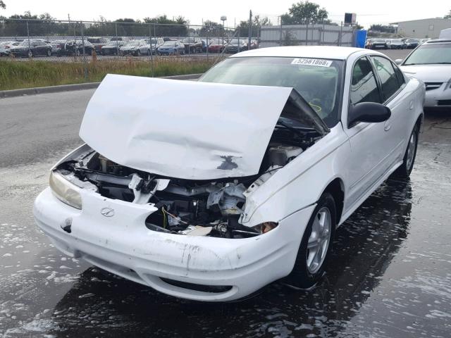 1G3NL52F04C216124 - 2004 OLDSMOBILE ALERO GL WHITE photo 2