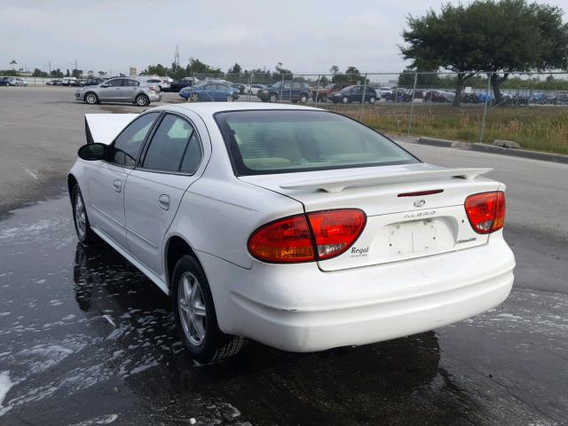 1G3NL52F04C216124 - 2004 OLDSMOBILE ALERO GL WHITE photo 3