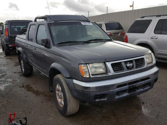 1N6ED27Y3YC433918 - 2000 NISSAN FRONTIER C BLUE photo 1