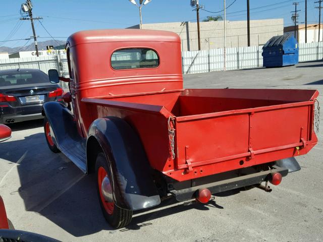 0000000000C150131 - 1936 INTERNATIONAL PICKUP RED photo 3