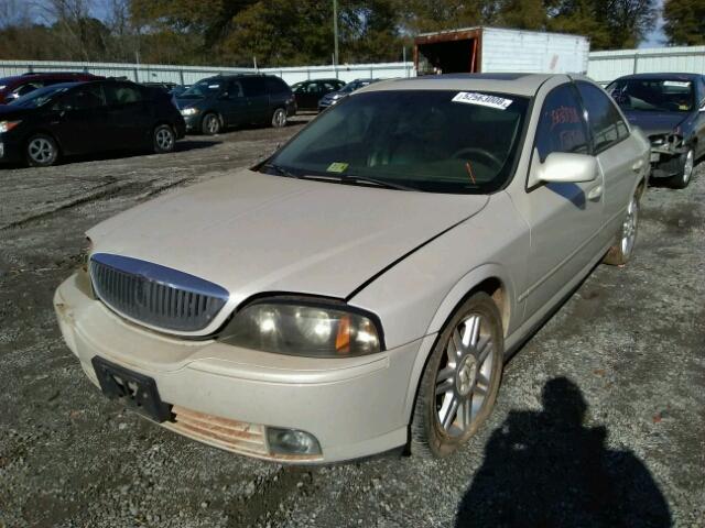 1LNHM87A55Y616236 - 2005 LINCOLN LS CREAM photo 2