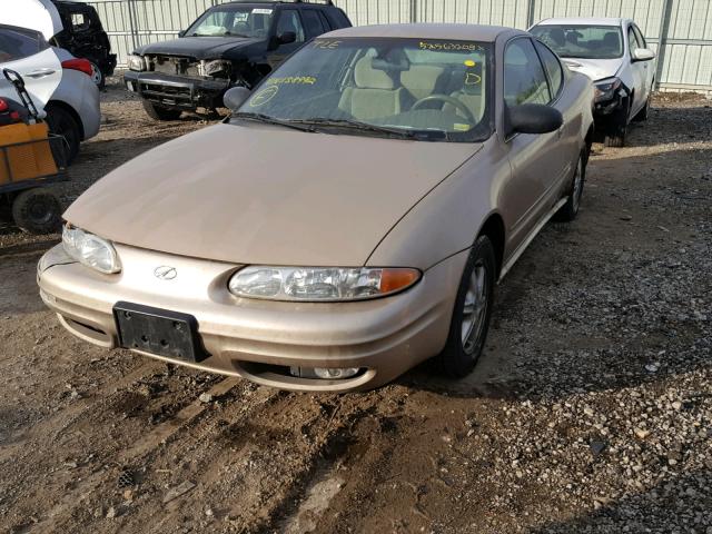 1G3NL12E03C138992 - 2003 OLDSMOBILE ALERO GL GOLD photo 2