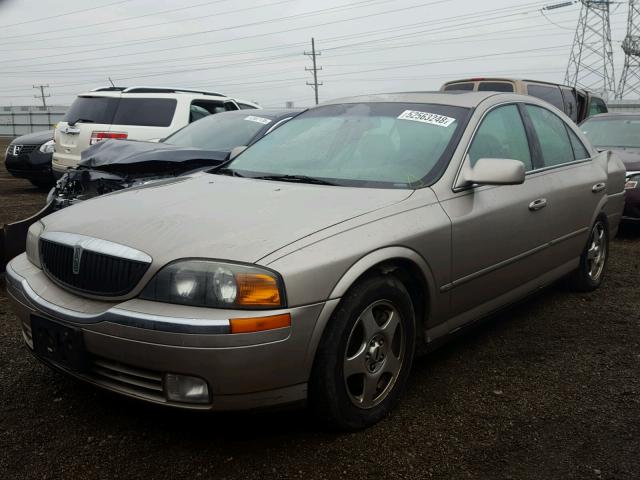 1LNHM87A81Y674433 - 2001 LINCOLN LS BEIGE photo 2