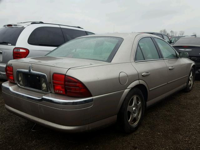 1LNHM87A81Y674433 - 2001 LINCOLN LS BEIGE photo 4