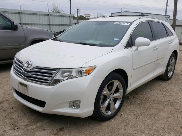 4T3ZK3BB3BU039522 - 2011 TOYOTA VENZA BASE WHITE photo 2