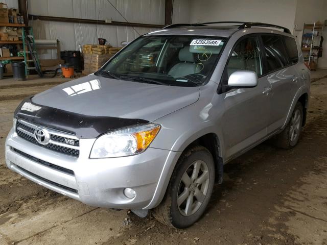 JTMBK31V676025135 - 2007 TOYOTA RAV4 LIMIT SILVER photo 2