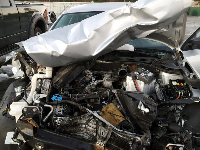 3VW2K7AJXCM345750 - 2012 VOLKSWAGEN JETTA BASE Արծաթագույն լուսանկար 7