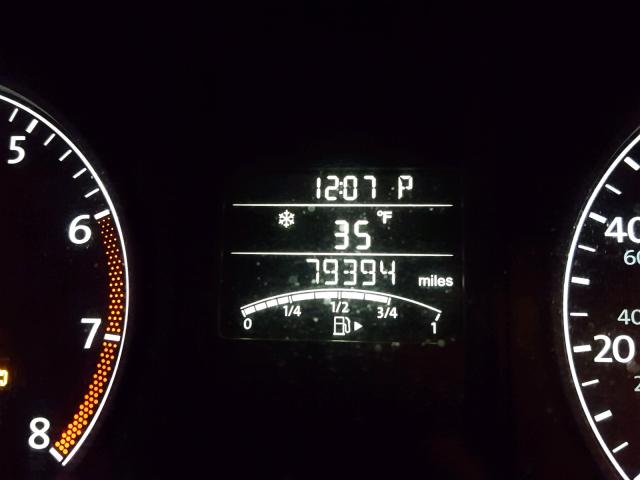 3VW2K7AJXCM345750 - 2012 VOLKSWAGEN JETTA BASE Արծաթագույն լուսանկար 8