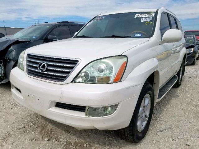 JTJBT20X860125231 - 2006 LEXUS GX 470 WHITE photo 2