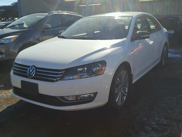 1VWBS7A32EC109227 - 2014 VOLKSWAGEN PASSAT SE WHITE photo 2