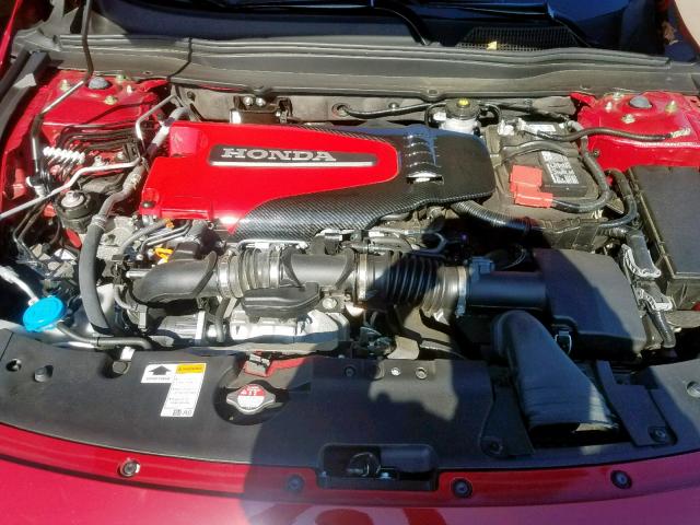 1HGCV1F39JA033078 - 2018 HONDA ACCORD SPO RED photo 7