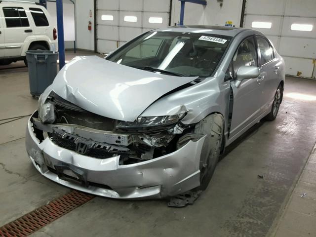 2HGFA16919H338178 - 2009 HONDA CIVIC EXL GRAY photo 2