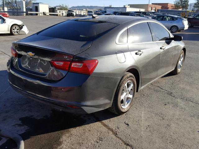 1G1ZB5ST7HF189463 - 2017 CHEVROLET MALIBU LS GRAY photo 4