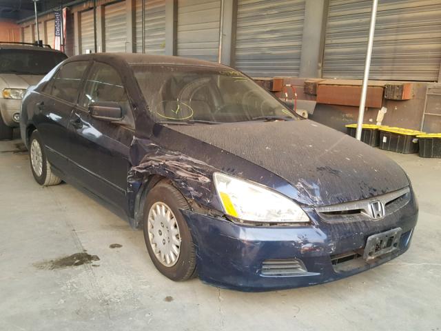 JHMCM56127C012530 - 2007 HONDA ACCORD VAL BLUE photo 1