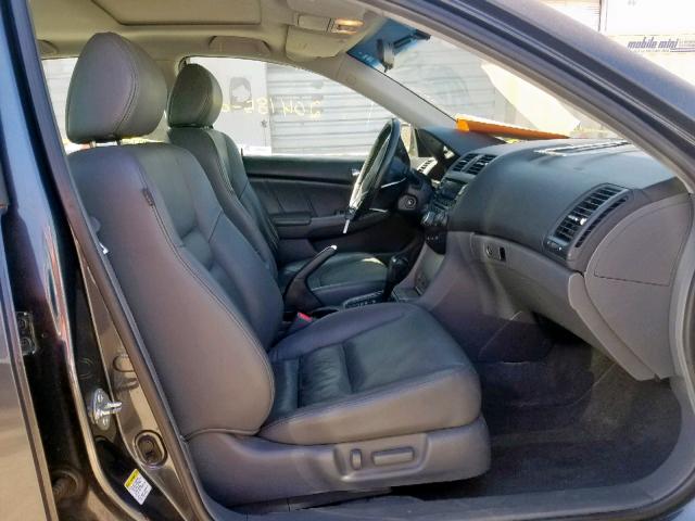 1HGCM66585A050607 - 2005 HONDA ACCORD EX GRAY photo 5