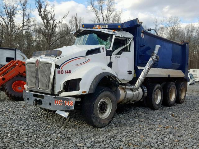 1NKZX4TXXGJ493871 - 2016 KENWORTH CONSTRUCTI WHITE photo 2